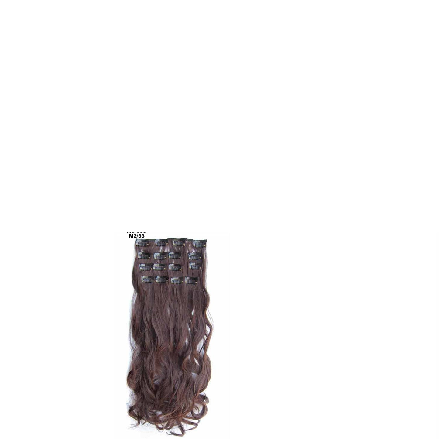 Chemical Fiber Clip Hair Extension Wig Set