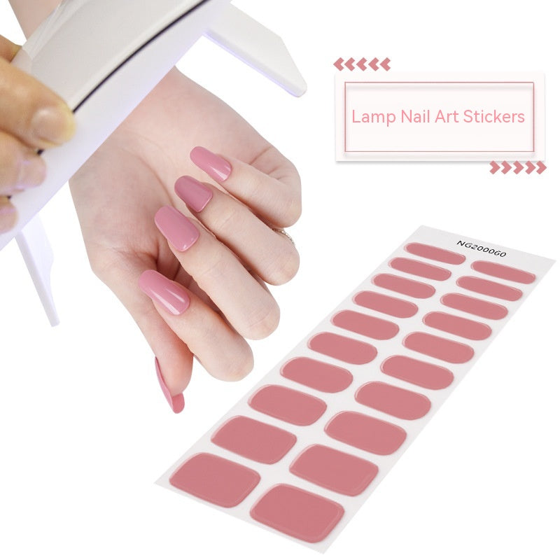 Gel Nail Stickers for 20 Gel Nail Polish Phototherapy Applications with Light