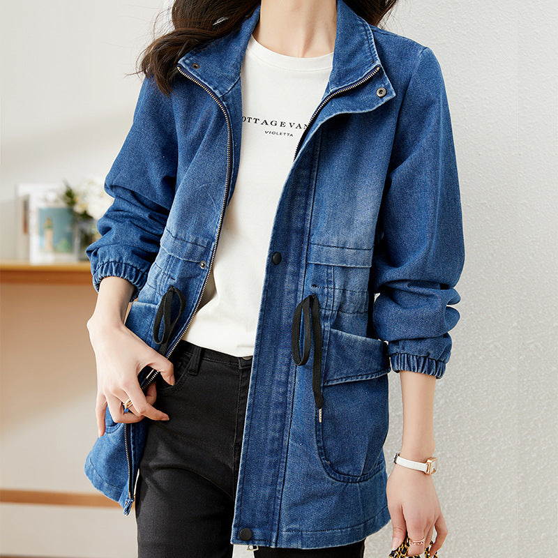 Personalized Denim Jacket for Women, Fashionable Style
