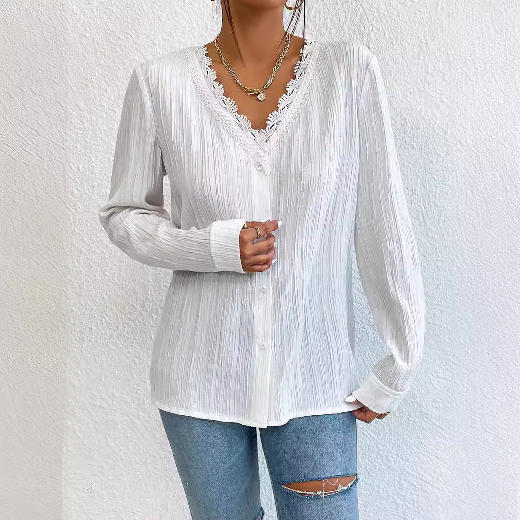 Women's Slim-Fit Long Sleeve Shirt