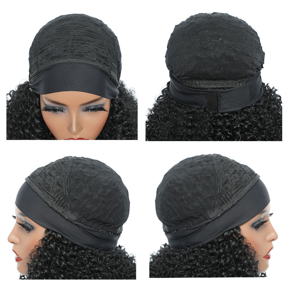 Hijab Ice Silk Chemical Fiber Wig