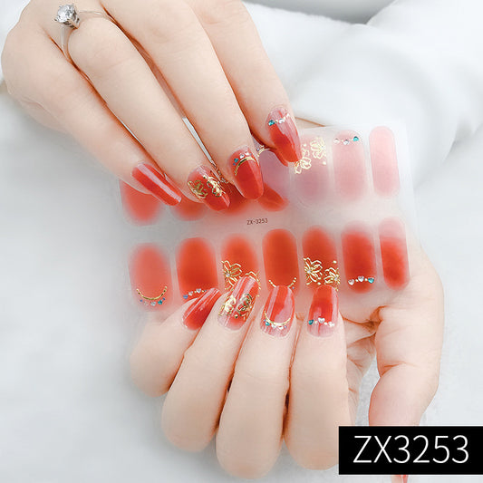 3D stereo full waterproof nail stickers