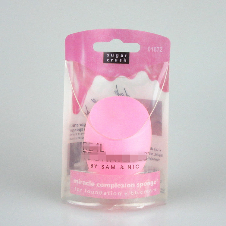 Single Beauty Blender Powder Puff for Wet and Dry Makeup Application