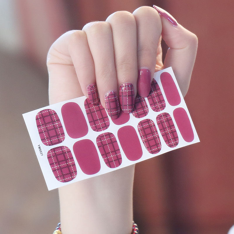 Waterproof nail stickers