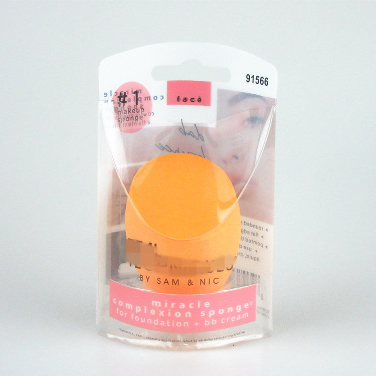 Single Beauty Blender Powder Puff for Wet and Dry Makeup Application