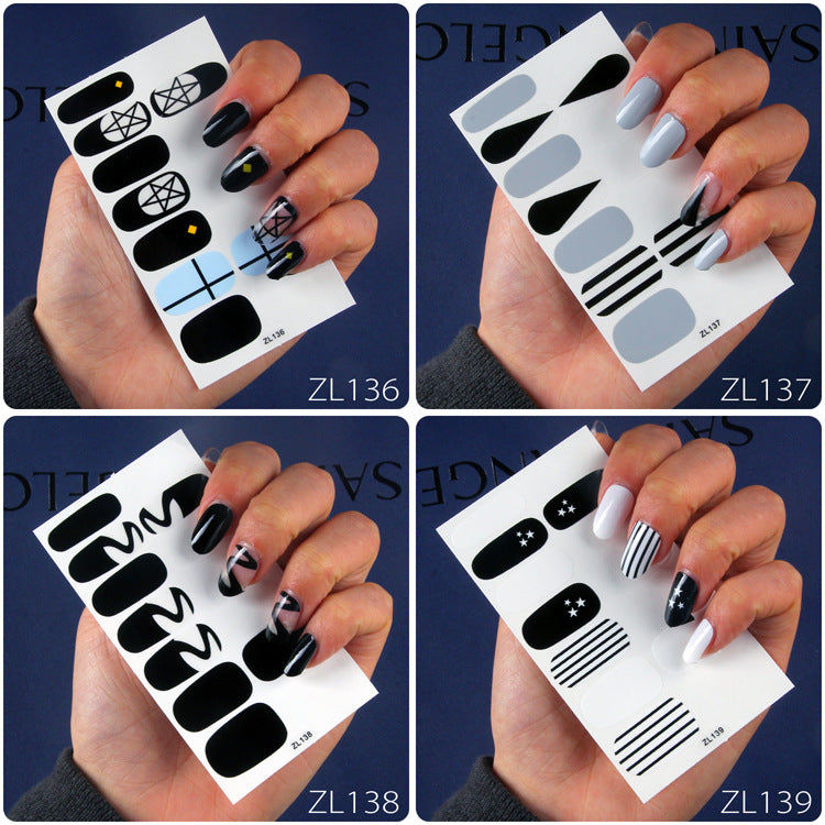 American full finger sticker