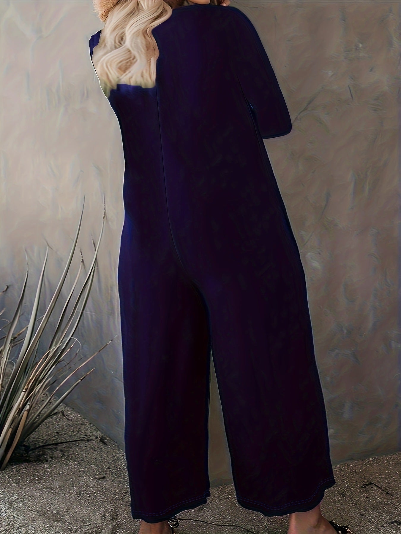 Loose Casual Long-Sleeved Jumpsuit for Women