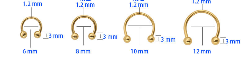 C-type hypoallergenic nasal nails