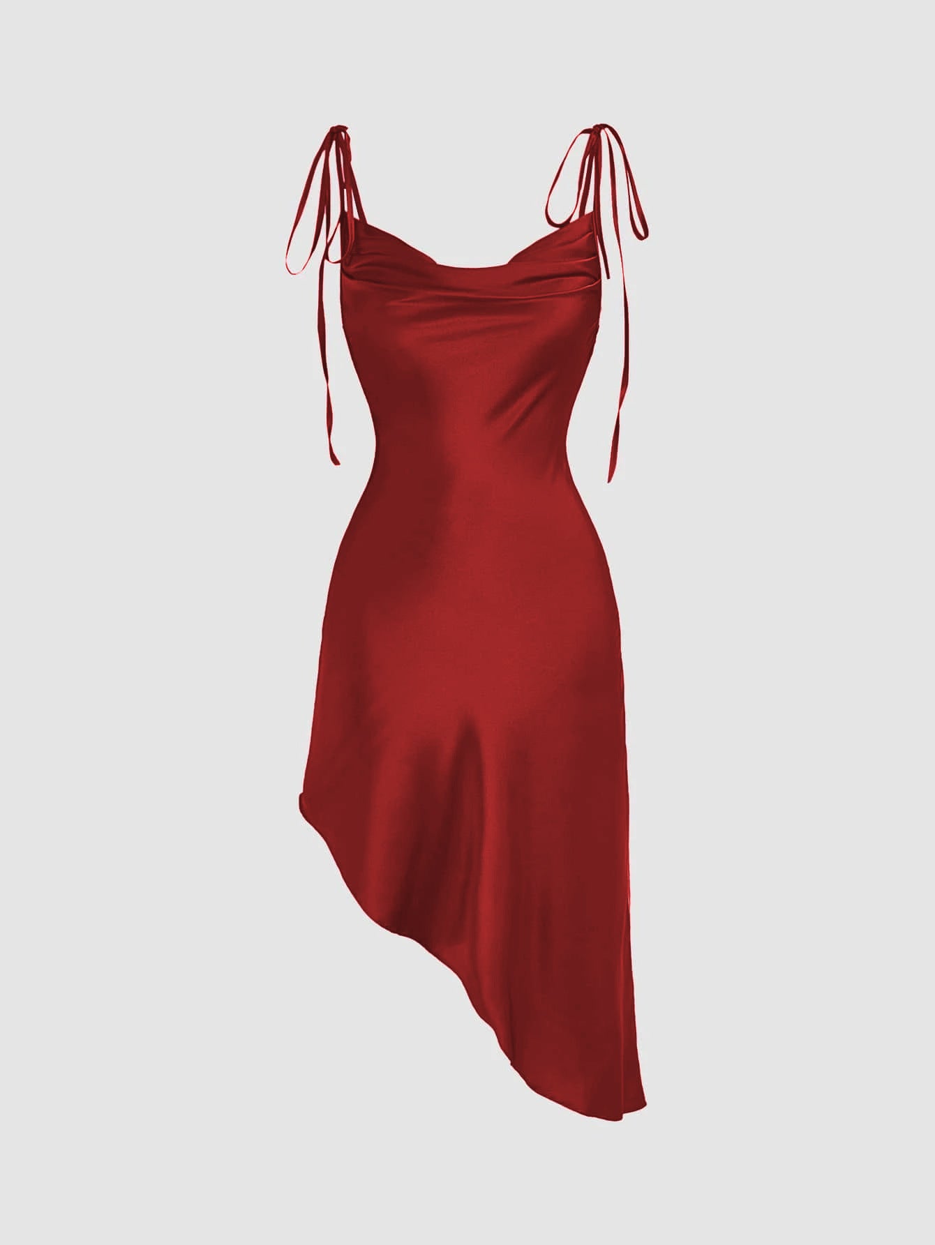 Women's Fashion Satin Suspender Dress