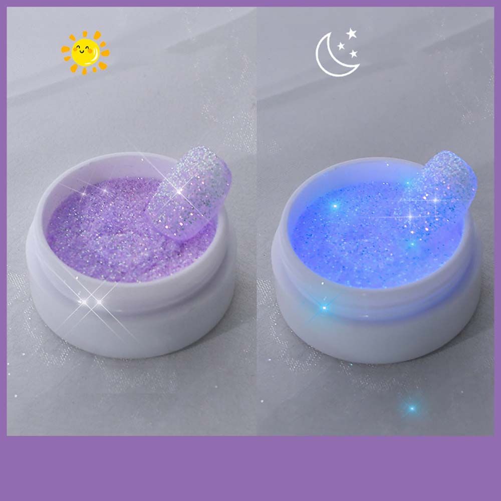 Nail Art Jewelry Glowing Sugar Glow Powder