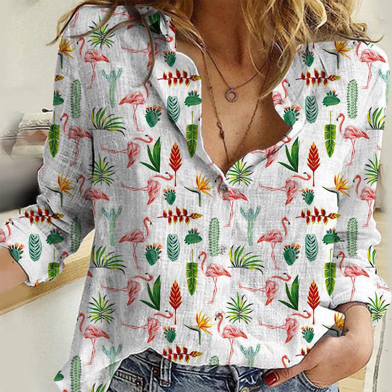 Women's Fashion Casual Shirt with Printing Series