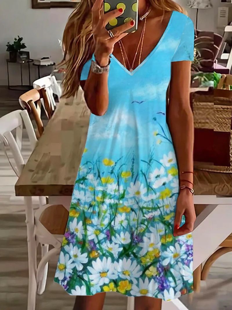 New Fashion Printing Dress in Colorful Design