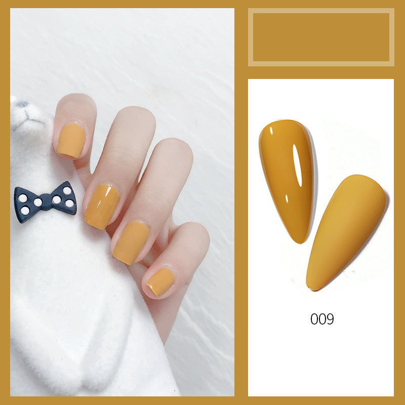 New Milk Tea Nude Color Popular Cherries Milky White Nail Shop Dedicated