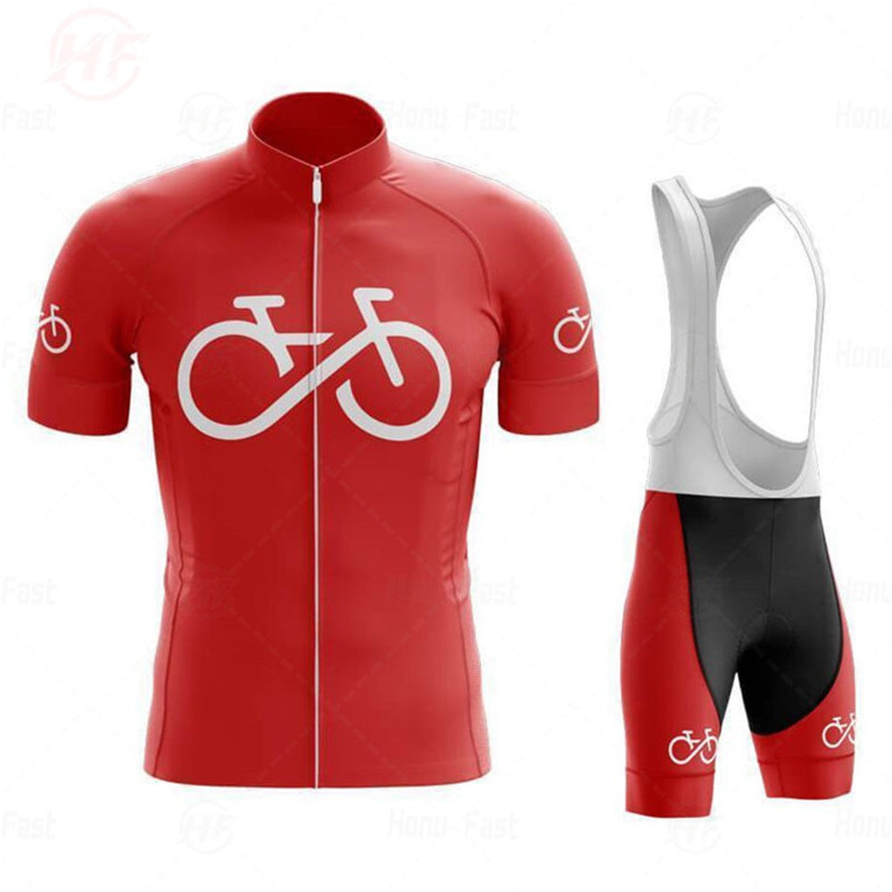 Team Edition Summer Men's and Women's Short Sleeve Cycling Jersey Outdoor Cycling Jersey