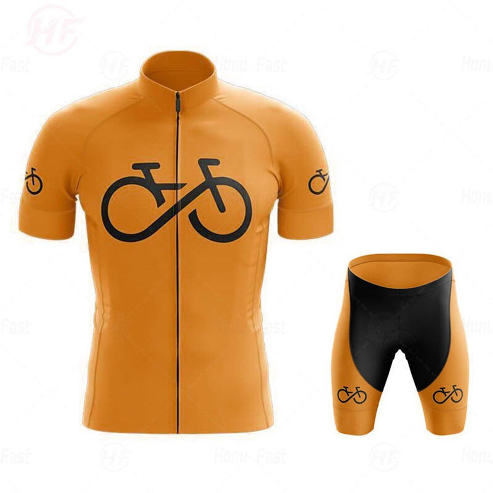 Team Edition Summer Men's and Women's Short Sleeve Cycling Jersey Outdoor Cycling Jersey