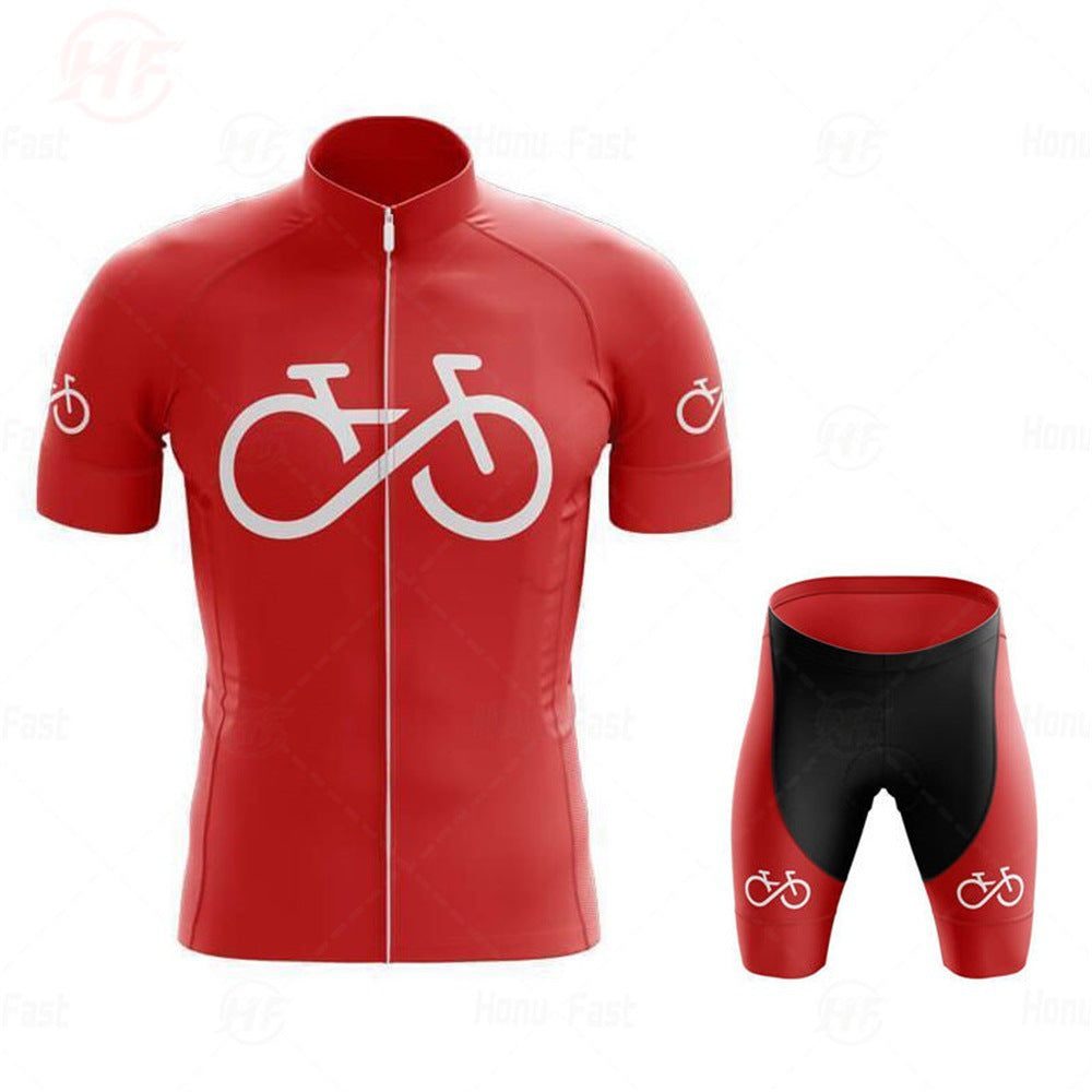 Team Edition Summer Men's and Women's Short Sleeve Cycling Jersey Outdoor Cycling Jersey