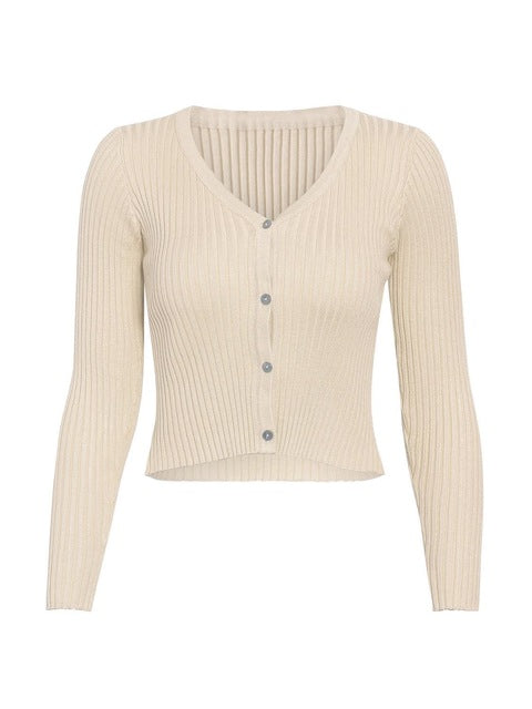 Misswim Sexy buttons knitted sweater cardigan women Slim