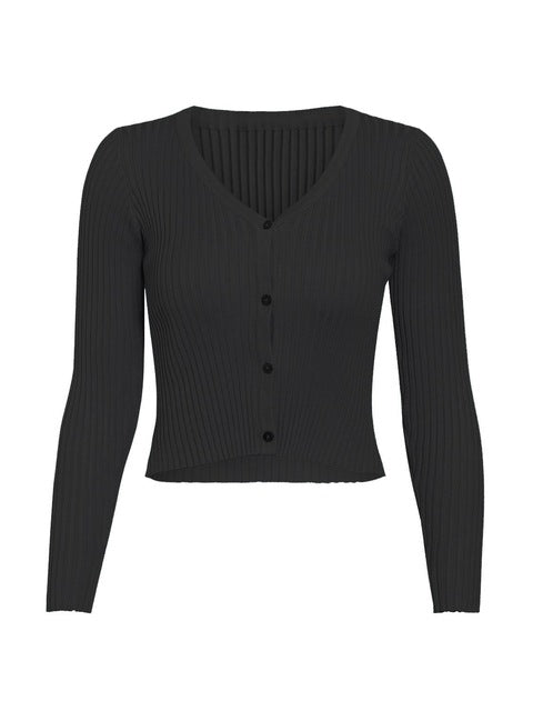 Misswim Sexy buttons knitted sweater cardigan women Slim