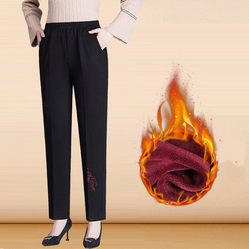 Autumn and Winter Pants for Middle-Aged and Elderly Women