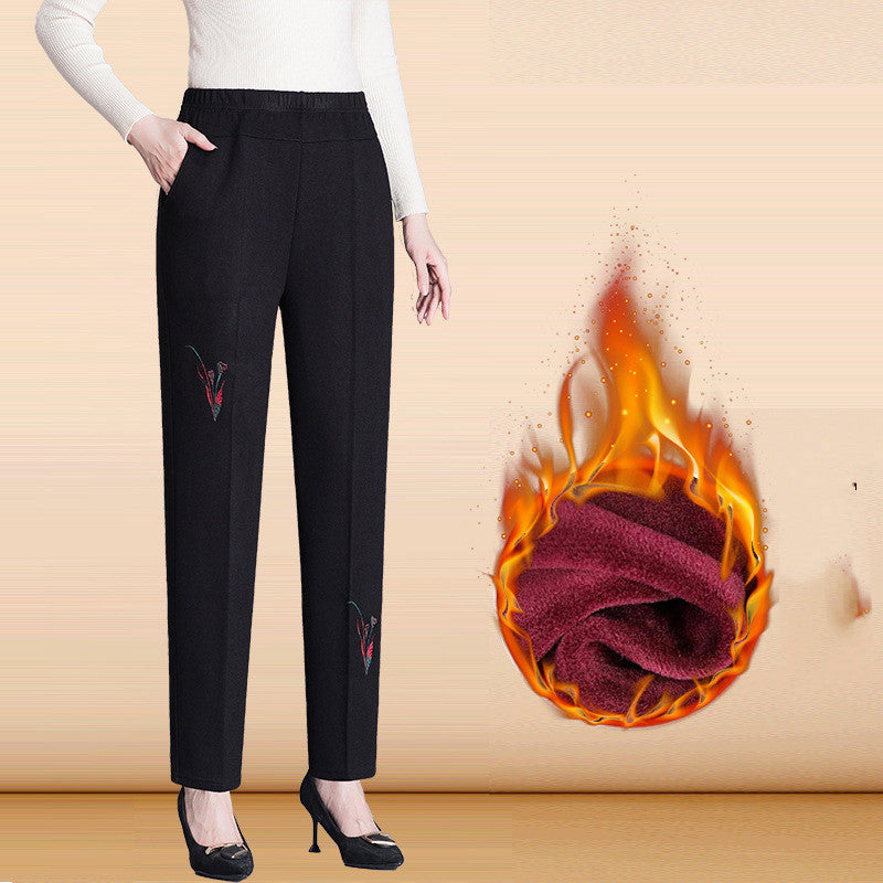 Autumn and Winter Pants for Middle-Aged and Elderly Women