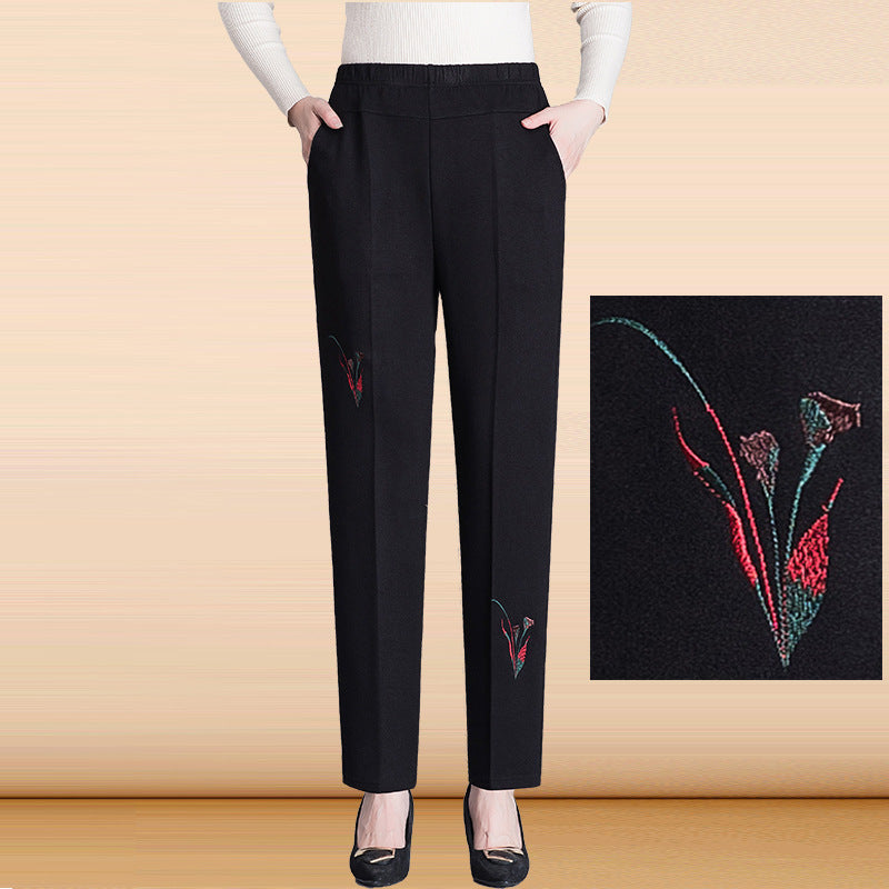 Autumn and Winter Pants for Middle-Aged and Elderly Women