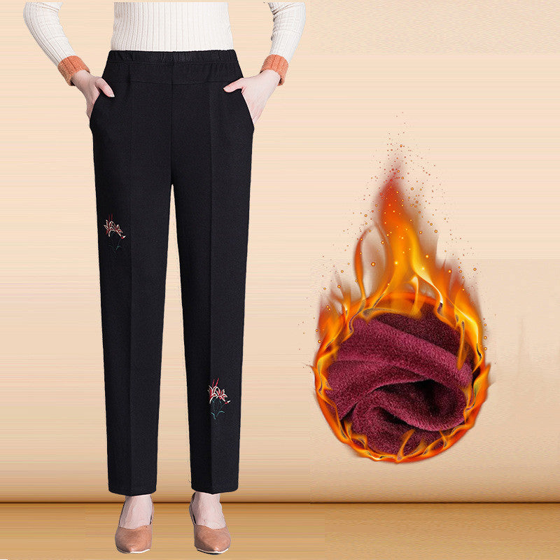 Autumn and Winter Pants for Middle-Aged and Elderly Women