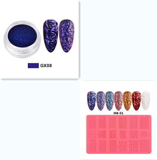 Nail Art Silicone Printing Template Plastic Template 3D Relief