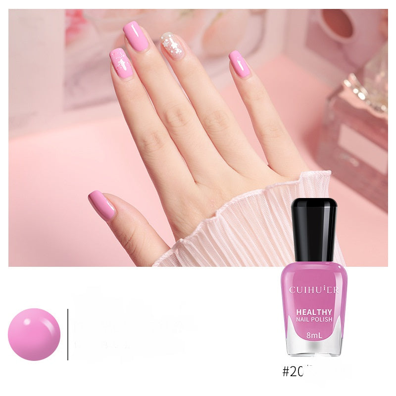 Water-based Peelable And Peelable Nail Polish 8ml Baking Free Cosmetic Makeup Set