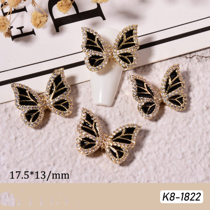 Nail Art Jewelry with Smart Moving Butterfly Motion