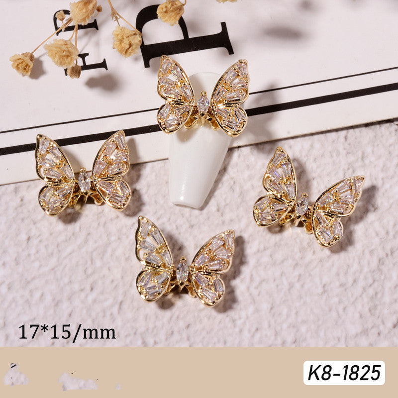 Nail Art Jewelry with Smart Moving Butterfly Motion