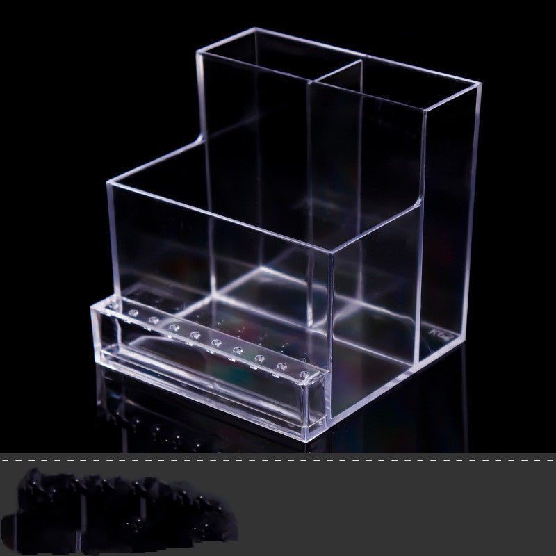 Nail Tool Storage Box with Polishing Machine Storage Rack