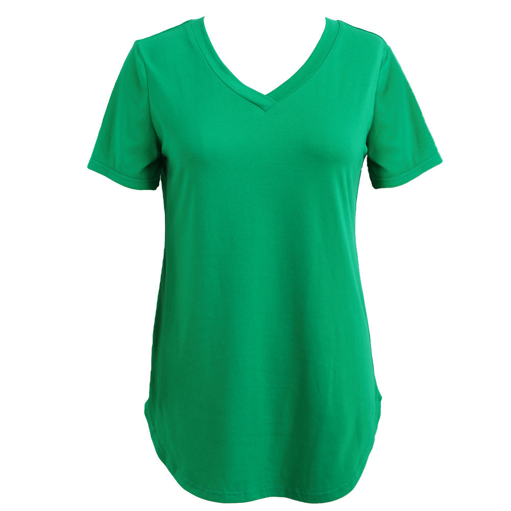 Women's T-shirt Summer Plus Size Tee Basic Shirts