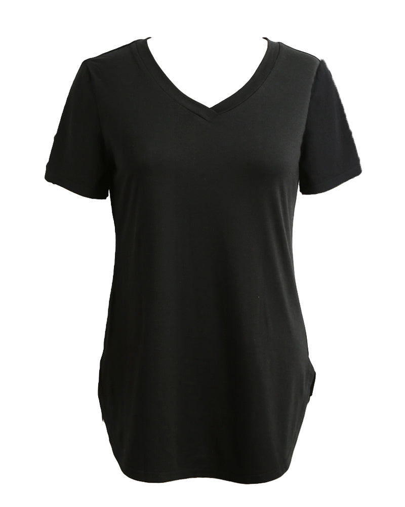 Women's T-shirt Summer Plus Size Tee Basic Shirts