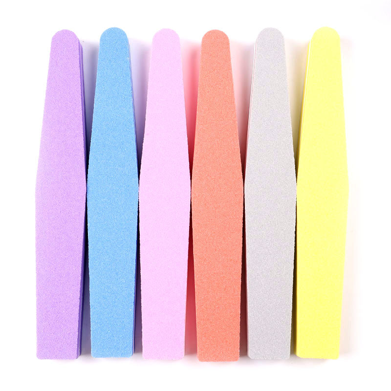 Nail Art Tool Polishing Strip Diamond Polishing Tool High Elastic Sponge Foil Nail Art Double-Sided Polishing Strip