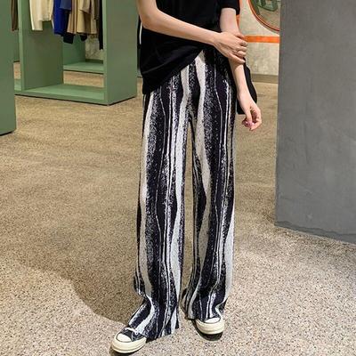 Summer Wardrobe with New Style High Waist Drape Straight Wide Leg Pants for Women
