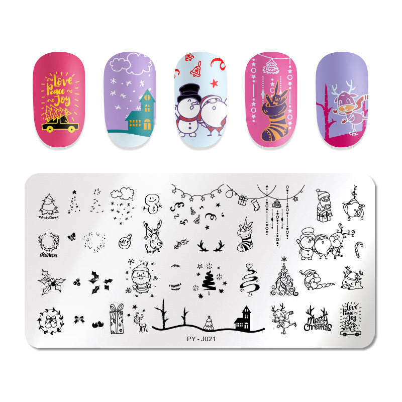 Nail printing plate