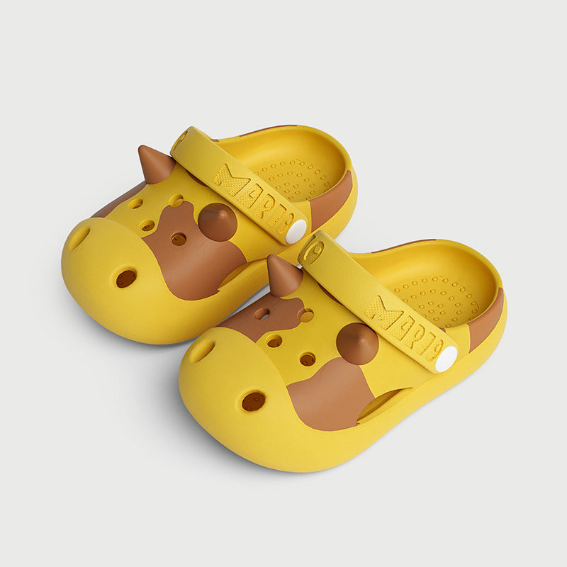 Children's Non-slip Outdoor Hole Slippers