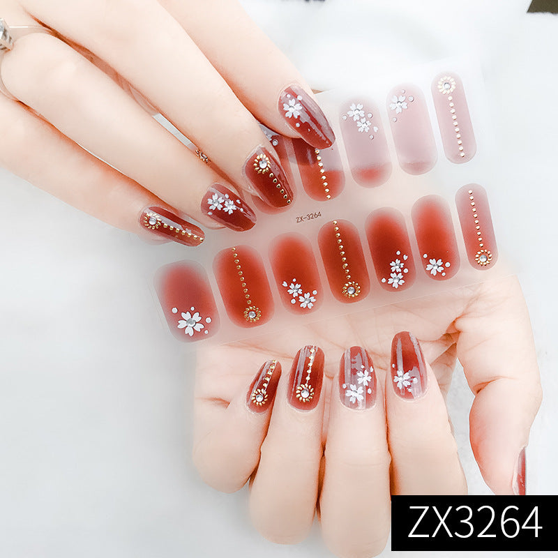3D stereo full waterproof nail stickers