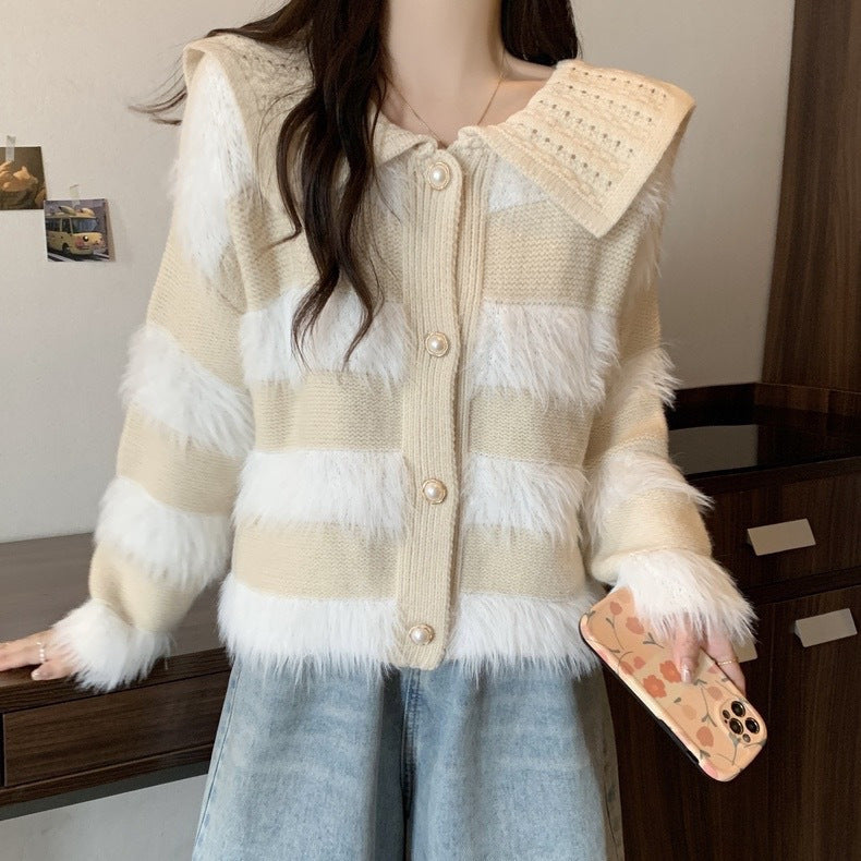 Mink Fur Sweater Coat for Women - Autumn and Winter Collection