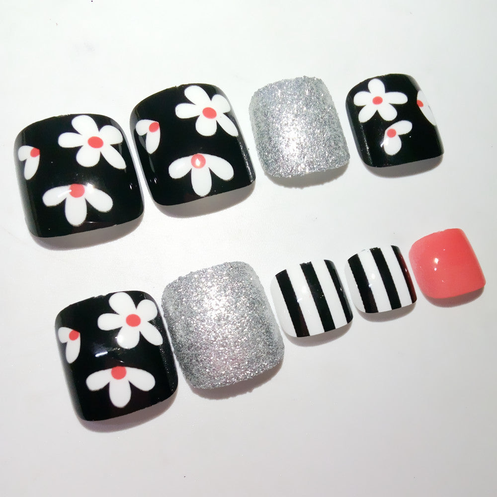 Set of 24 Pre-designed Nail Art Pieces for Easy and Stylish Manicures