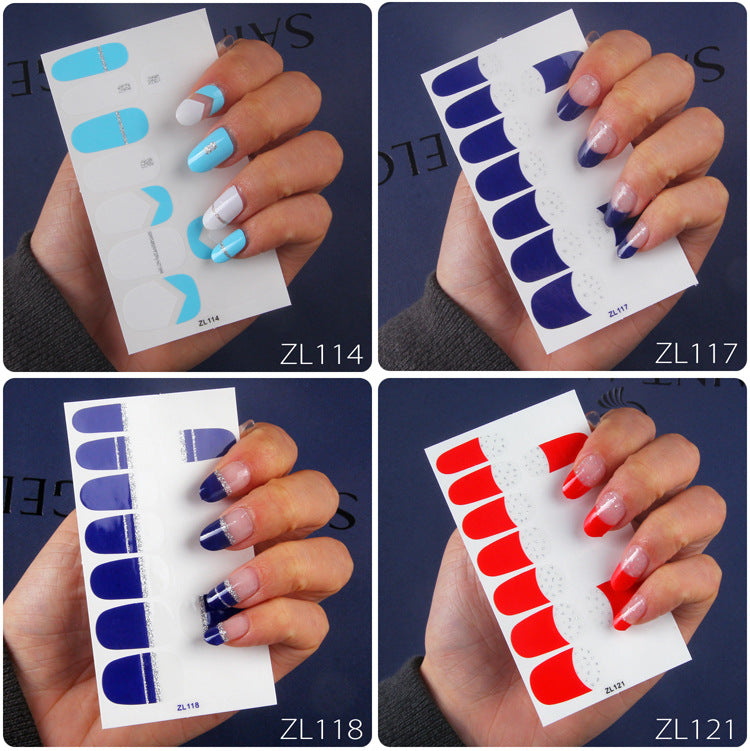 American full finger sticker