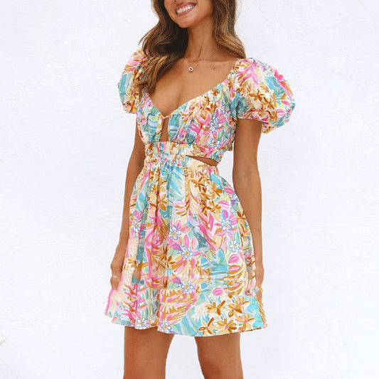 Personalized Floral Summer Dress for Women's Fashion