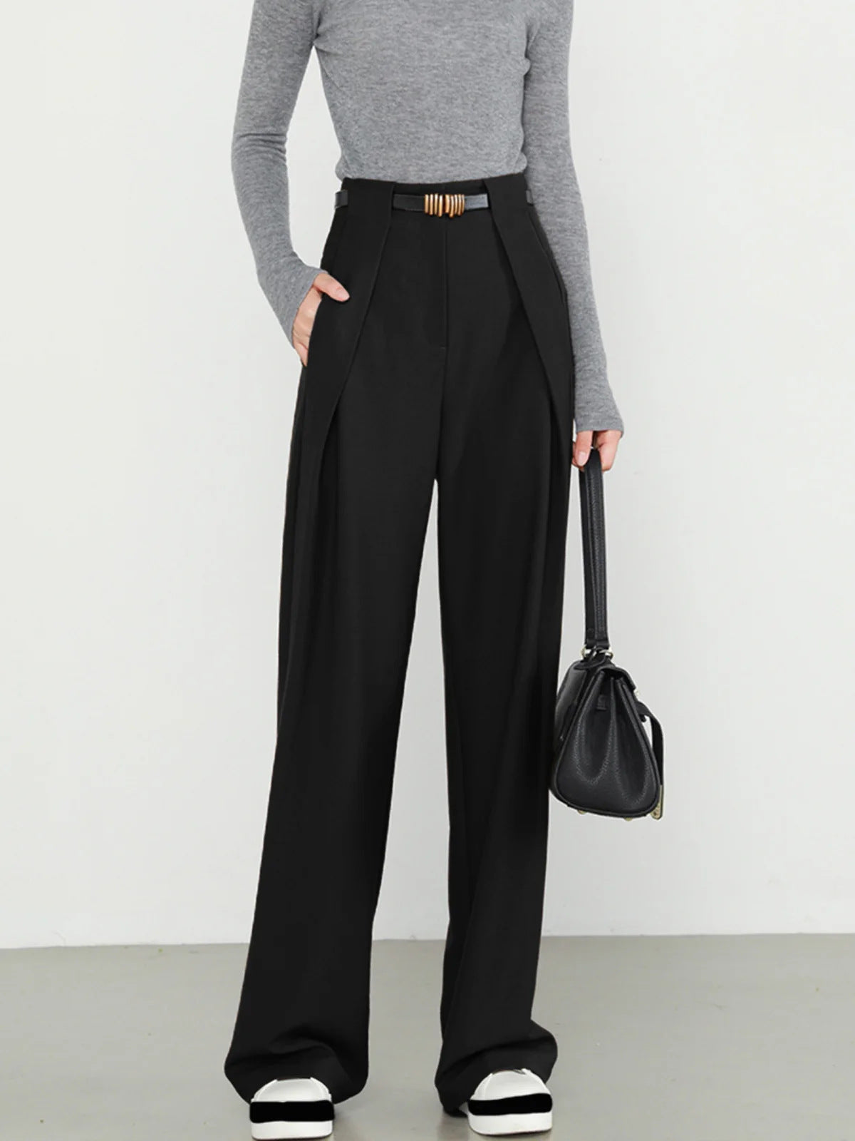 Women's High-Grade Polyester Suit Pants – Idle Style and Sophisticated Design