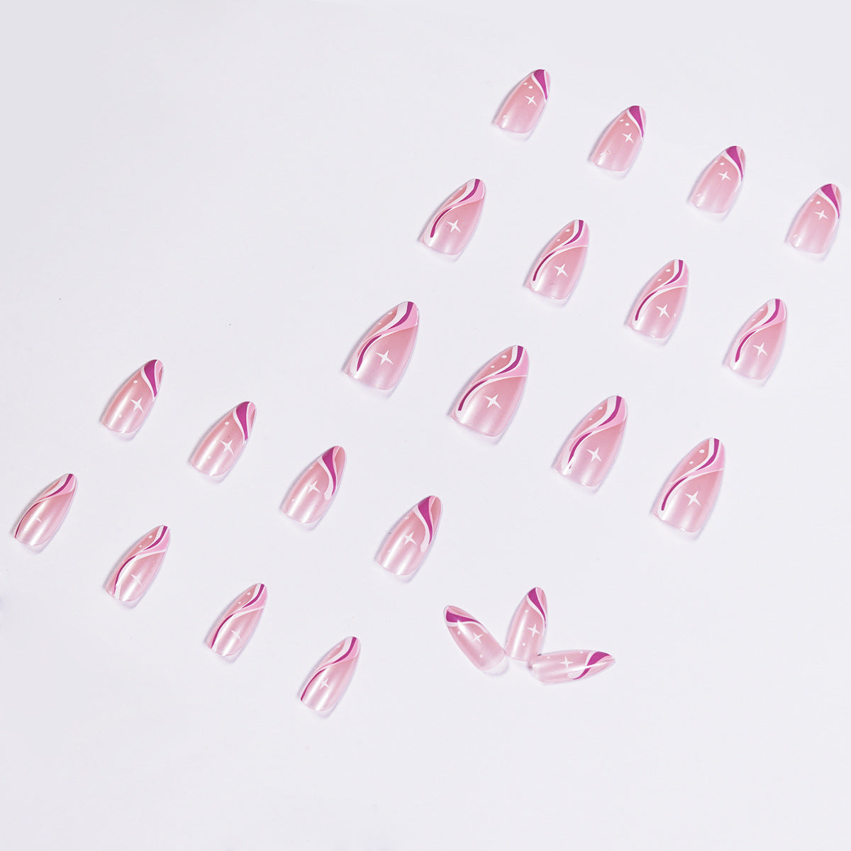 Wave Minimalist Series Pointed Wearing Nail Products