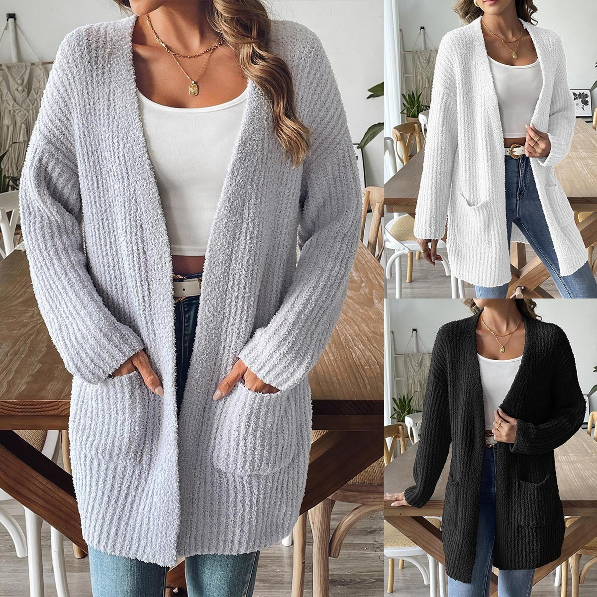 Women's Fashionable Cardigan Sweater