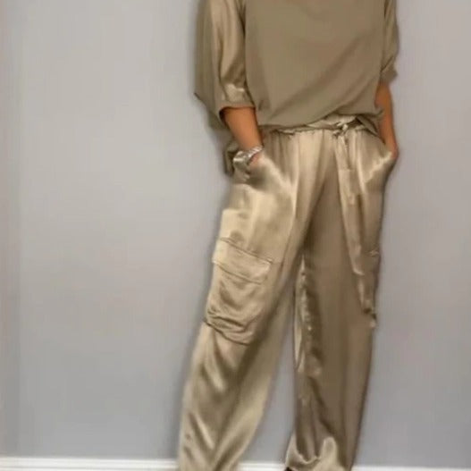 Women's Fashion Casual Trousers Suit