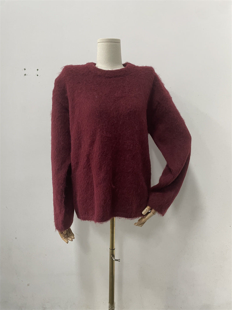 New Casual Laid-Back Knitted Top for Autumn and Winter