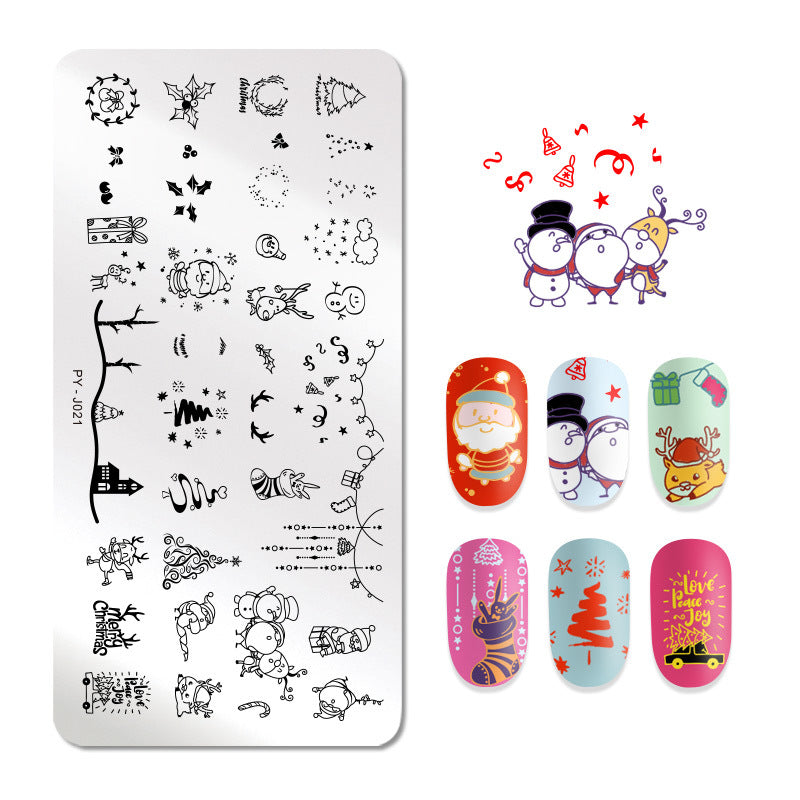 Nail printing plate