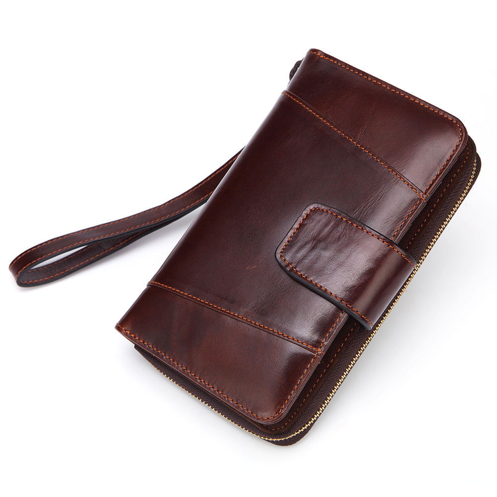 Stylish and Multi-functional Women's Long Leather Wallet