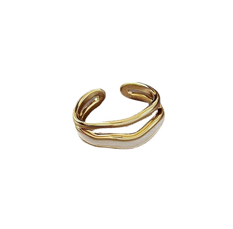 Women's Fashion Simple Quicksand Cloud Ring